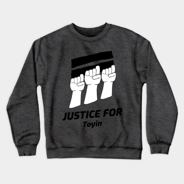 Justice For Toyin, Oluwatoyin Salau Crewneck Sweatshirt by BaronBoutiquesStore